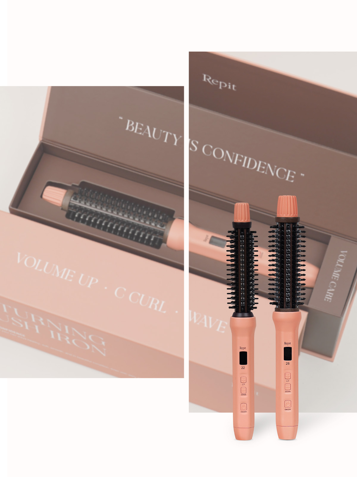 NEW 리터닝 브러쉬 아이롱 출시!